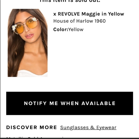 ISO House if Harlow x Revolve Maggie Sunglasses - Picture 2 of 3